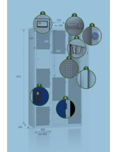 VESTIAIRE MULTICASES