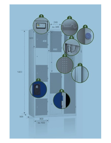 VESTIAIRE MULTICASES