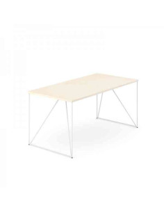 Bureau droit AIR NARBUTAS - plateau mélaminé 25 mm -... 2