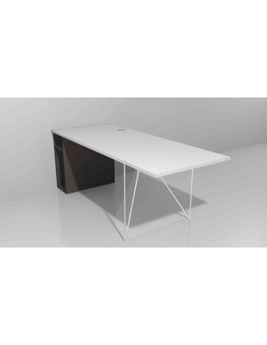 Bureau droit sur caisson ouvert AIR NARBUTAS -...