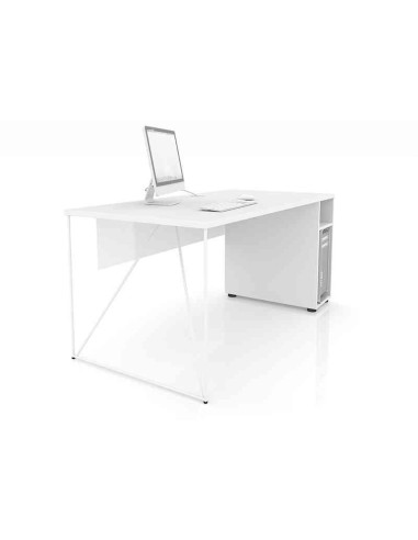 Bureau droit sur caisson ouvert AIR NARBUTAS -...