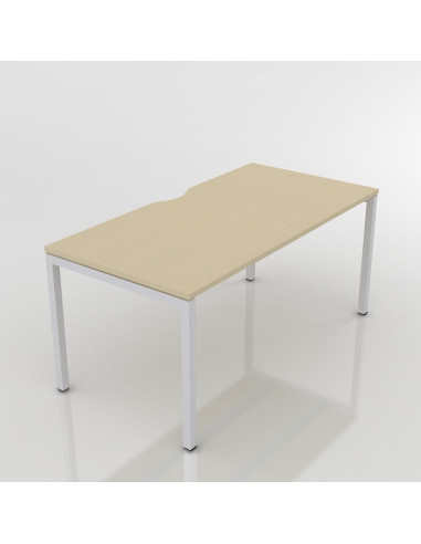 Bureau droit NOVA U SLIDE NARBUTAS - plateau...