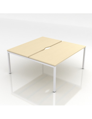 Bureau bench NOVA U SLIDE NARBUTAS - 2 postes -...