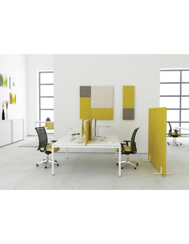 Bureau bench NOVA U SLIDE NARBUTAS - 2 postes -...