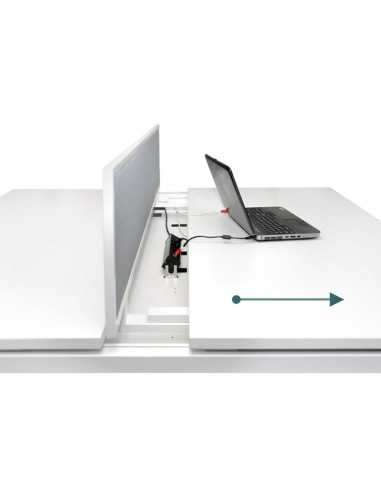 Bureau bench suite NOVA U SLIDE NARBUTAS - 2...