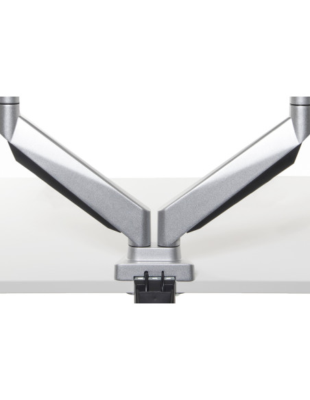 Bras d’écran SMART OFFICE 12 - métal gris - pour 2 écrans