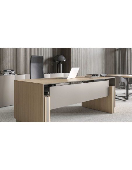 BUREAU DROIT MOTION EXECUTIVE réglable en hauteur électriquement