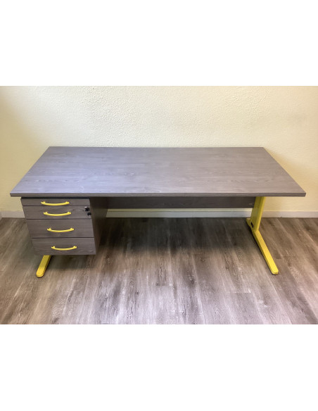 BUREAU AVEC CAISSON SUSPENDU
