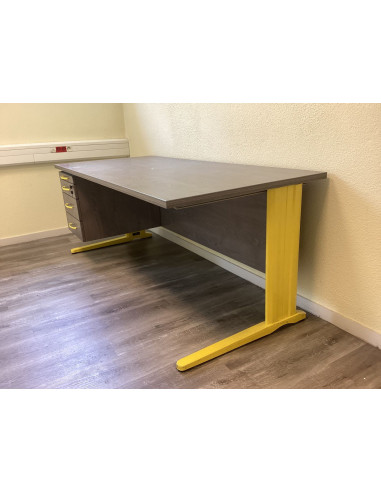 BUREAU AVEC CAISSON SUSPENDU