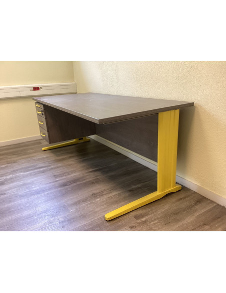 BUREAU AVEC CAISSON SUSPENDU