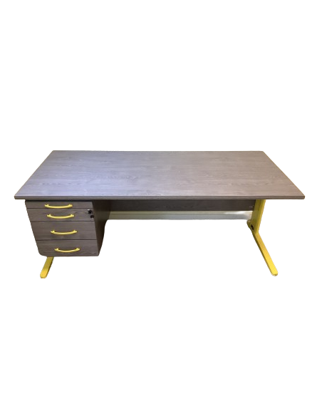 BUREAU AVEC CAISSON SUSPENDU