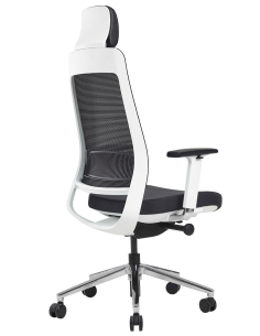 FAUTEUIL BUREAUTIQUE STRUCTURE BLANCHE FAIRFAX 2