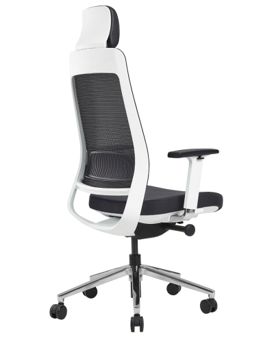 FAUTEUIL BUREAUTIQUE STRUCTURE BLANCHE FAIRFAX