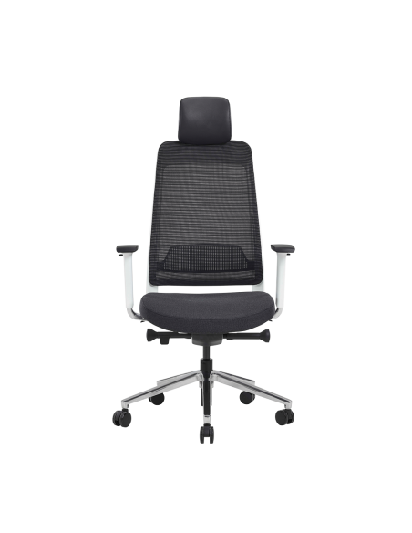 FAUTEUIL BUREAUTIQUE STRUCTURE BLANCHE FAIRFAX