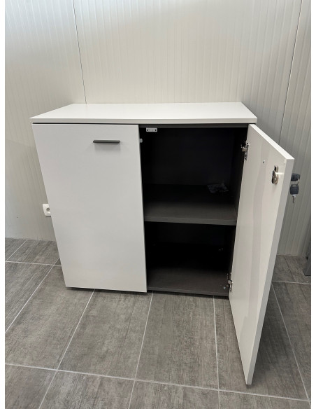 ARMOIRE BASSE GRIS CLAIR