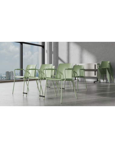 SIEGE VISITEUR POLYTHONE-L