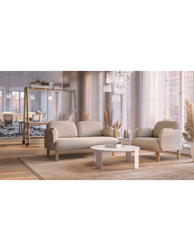FAUTEUIL LOUNGE MYAMI WOOD