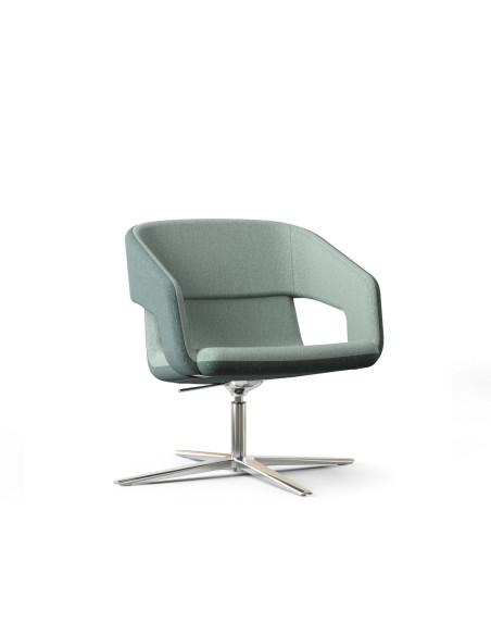 FAUTEUIL LOUNGE TWIST & SIT SOFT PIED CENTRAL