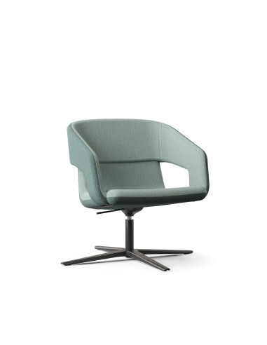 FAUTEUIL LOUNGE TWIST & SIT SOFT PIED CENTRAL