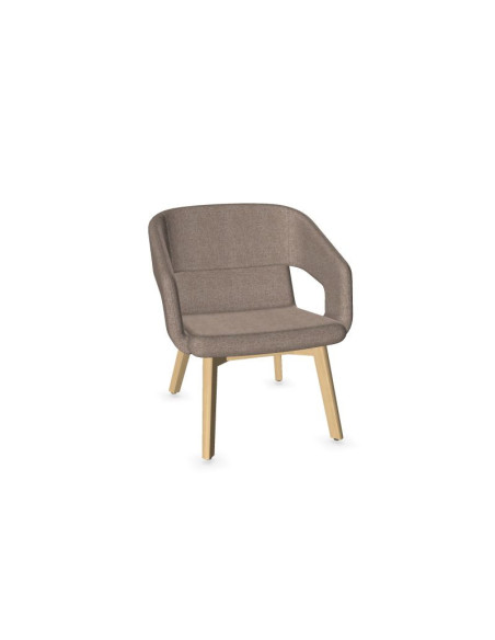 FAUTEUIL LOUNGE TWIST & SIT SOFT WOOD