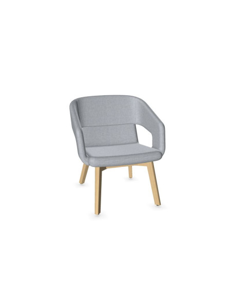 FAUTEUIL LOUNGE TWIST & SIT SOFT WOOD