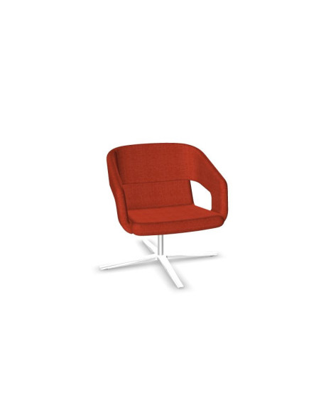 FAUTEUIL LOUNGE TWIST & SIT SOFT PIED CENTRAL