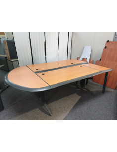 BUREAU DROIT CHANT AILE D'AVION  NOIR 2