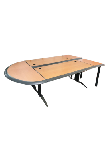 BUREAU DROIT CHANT AILE D'AVION  NOIR