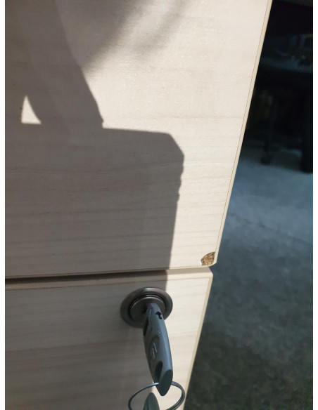 BUREAU ANGLE AVEC CAISSON