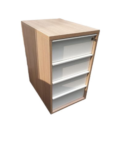 CAISSON HAUTEUR BUREAU 4 TIROIRS
