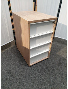 CAISSON NOVA HAUTEUR BUREAU 4 TIROIRS 2