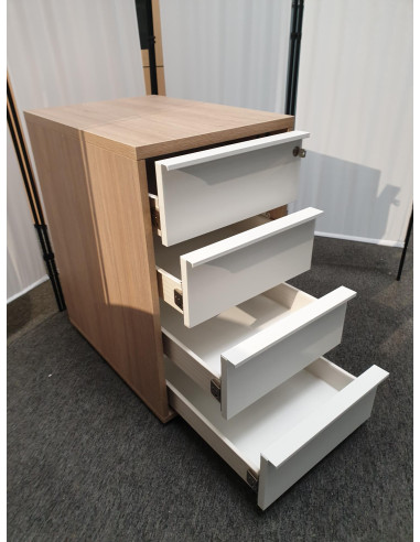 CAISSON NOVA HAUTEUR BUREAU 4 TIROIRS