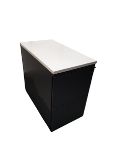 CAISSON HAUTEUR BUREAU METAL GRIS