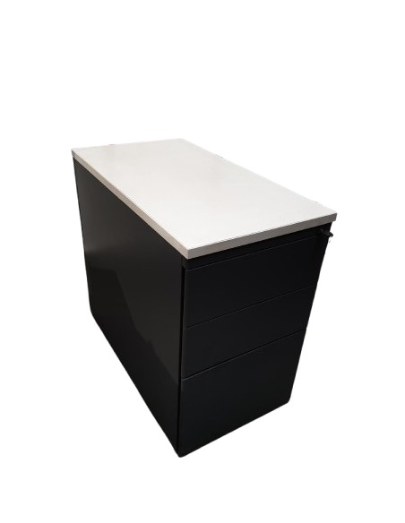 CAISSON HAUTEUR BUREAU METAL GRIS