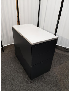 CAISSON HAUTEUR BUREAU METAL GRIS 2