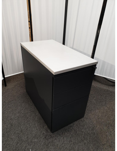 CAISSON HAUTEUR BUREAU METAL GRIS