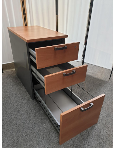 CAISSON HAUTEUR BUREAU BOIS