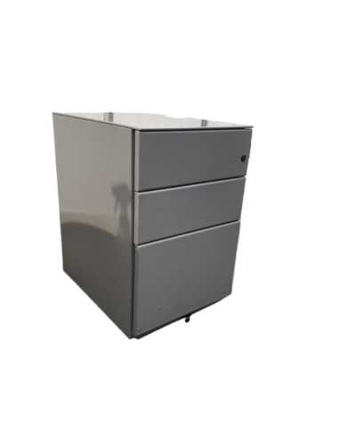 CAISSON PORTEUR 3 TIROIRS METAL