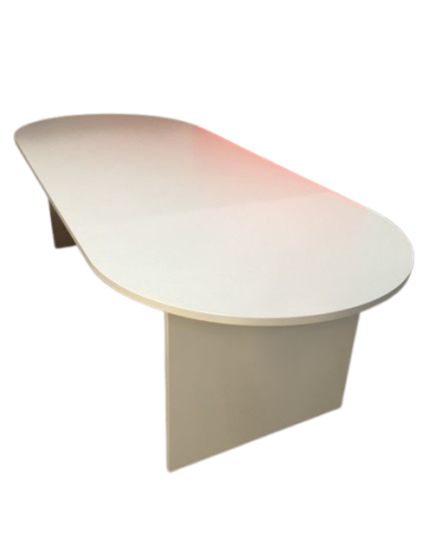 TABLE DE REUNION OVALE BLANCHE