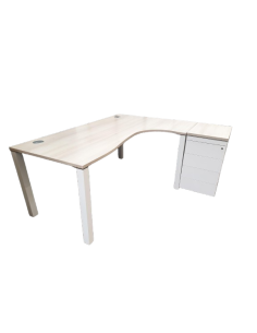 BUREAU COMPACT AVEC CAISSONS