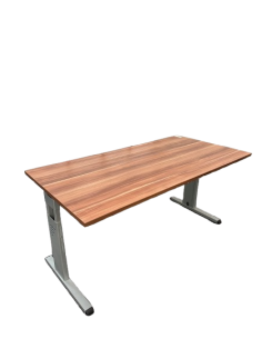 BUREAU DROIT COLORIS NOYER