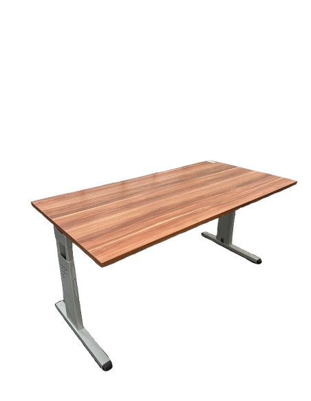 BUREAU DROIT COLORIS NOYER