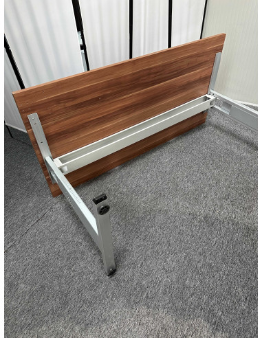 BUREAU DROIT COLORIS NOYER