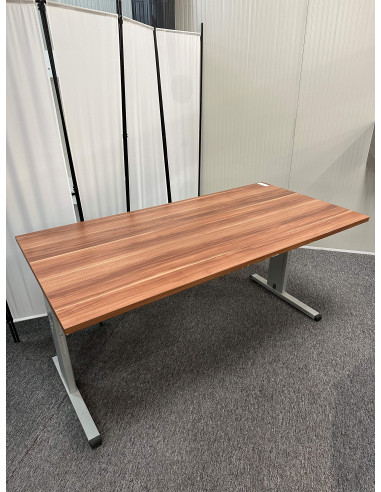 BUREAU DROIT COLORIS NOYER