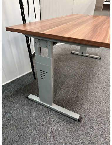 BUREAU DROIT COLORIS NOYER