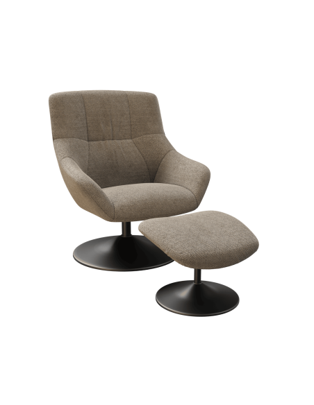 FAUTEUIL BILBAO + REPOSE PIED