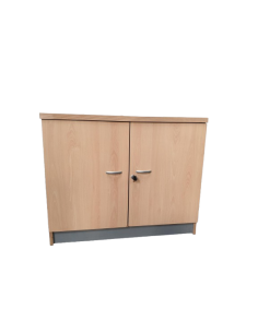 ARMOIRE BASSE 2 PORTES BATTANTES