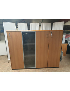 ENSEMBLE ARMOIRE VITRINE 2