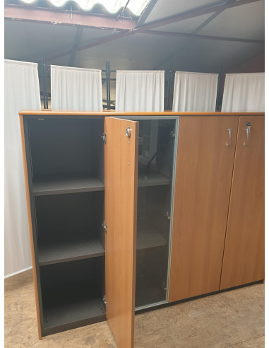 ENSEMBLE ARMOIRE VITRINE