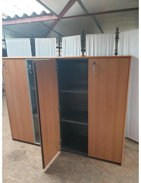 ENSEMBLE ARMOIRE VITRINE